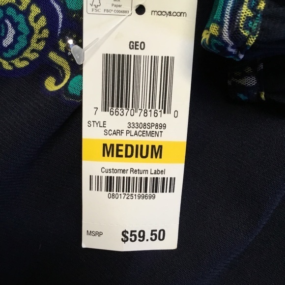 International concepts open shoulder shirt - Picture 5 of 6